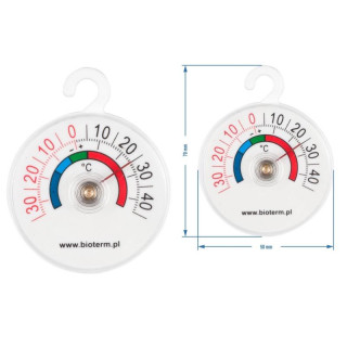 Termometr do urzadzeń chłodniczych plastikowy